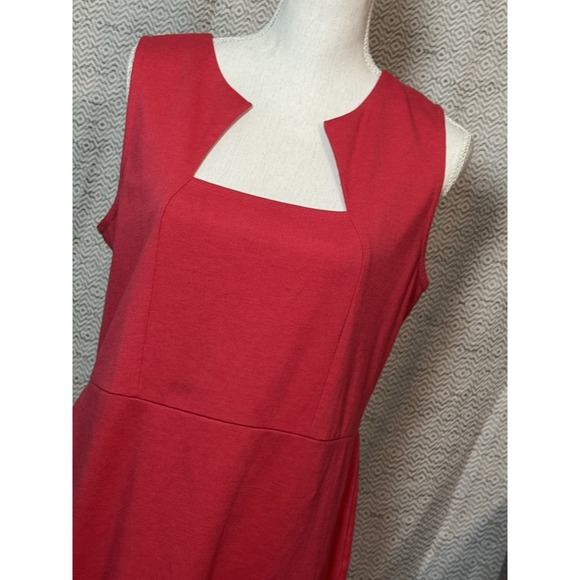 Cato Pink Square Neck Dress Soft Classic Office Work Professional Size 14 - Picture 2 of 7